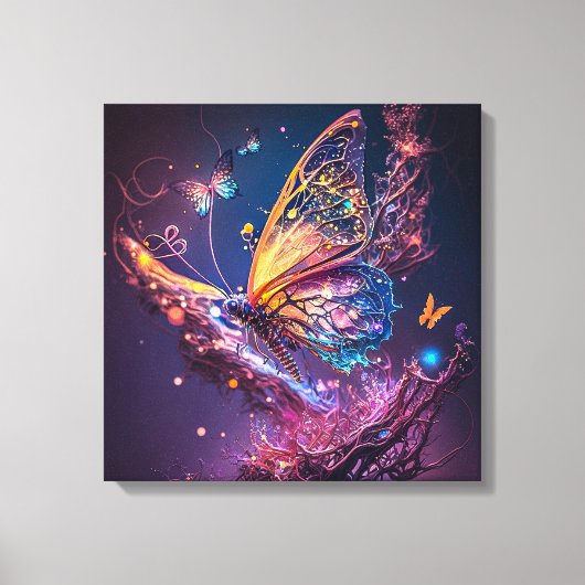 Dreamweaver Butterfly Canvas Afdrukken (Voorkant)