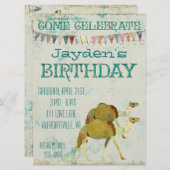 Dreamweaver Camels Birthday Uitnodiging (Voorkant / Achterkant)
