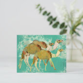 Dreamweaver Camels Briefkaart (Staand voorkant)