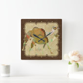 Dreamweaver Camels Clock Vierkante Klok (Huis)