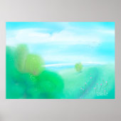 Dreamweaver Carefree Seaside Original Digital Pain Poster (Voorkant)