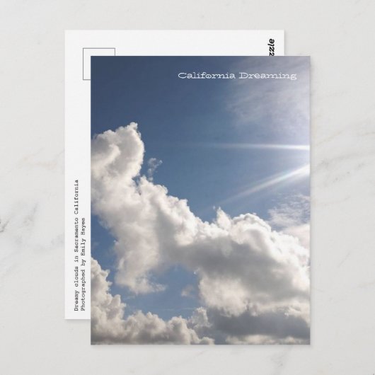 Dreamweaver Clouds Briefkaart (Voorkant / Achterkant)