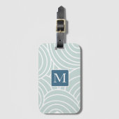 Dreamweaver Clouds ⎢ Monogram Bagagelabel (Voorkant (verticaal))