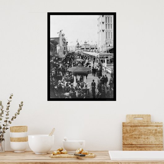 Dreamweaver, Coney Island, New York City 1912 Poster (Keuken)