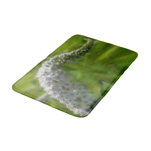 Dreamweaver Curling White Flower Badmat (Gekanteld)