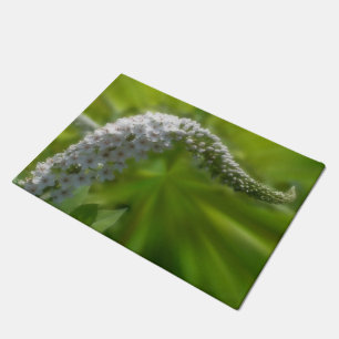 Dreamweaver Curling White Flower Deurmat