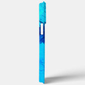 Dreamweaver Dahlia Delight in Beauful Blues Case-Mate iPhone Case (Achterkant / Rechts)