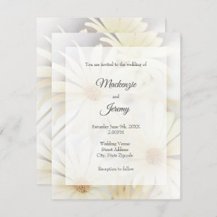 "Dreamweaver Daisies 2" Uitnodiging