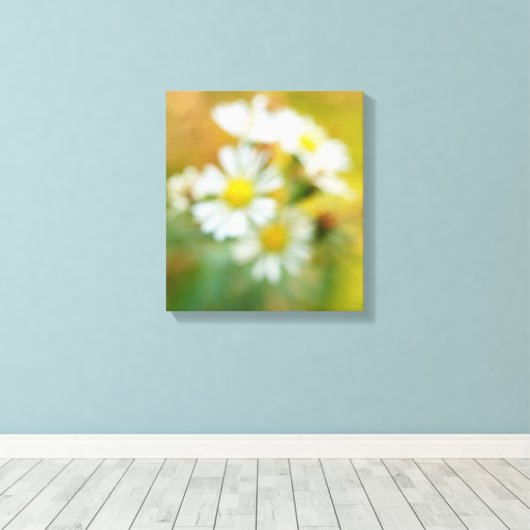 Dreamweaver' Daisies Canvas Afdruk (Insitu (Houten vloer))