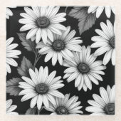 Dreamweaver Daisies Glazen Onderzetter (Voorkant)