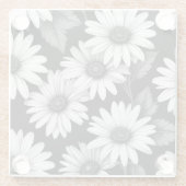 Dreamweaver Daisies Glazen Onderzetter (Achterkant)