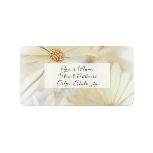 'Dreamweaver Daisies'-label Etiket (Voorkant)