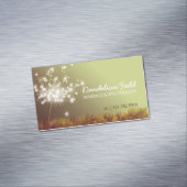 Dreamweaver Dandelion Magnetic Visitekaartjes Visitekaartje Magneet (Voorbeeld)