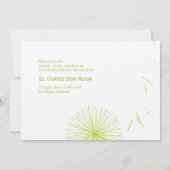 Dreamweaver Dandelion Wedding Invitation - Meadow  Kaart (Achterkant)