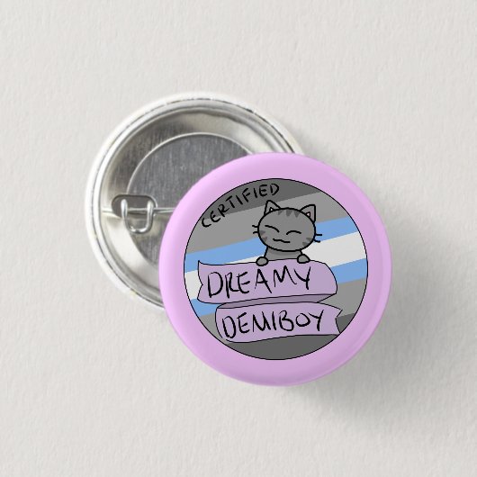 Dreamweaver Demiboy Ronde Button 3,2 Cm (Voorkant /achterkant)