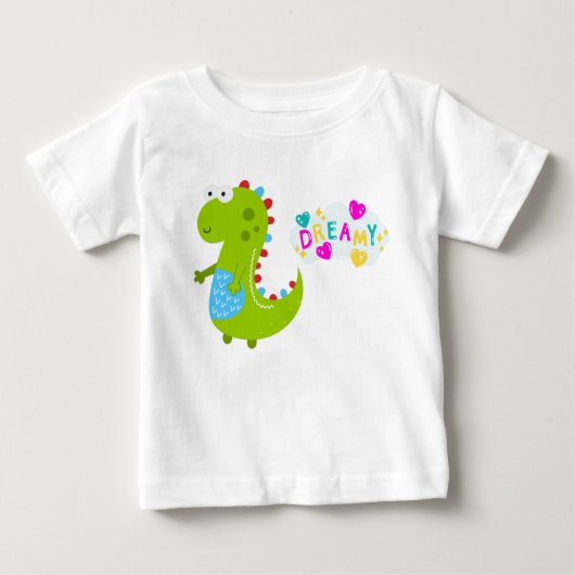 Dreamweaver Dinosaur Baby T-Shirt (Voorkant)