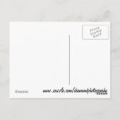 Dreamweaver Doberman Pinscher Face Painting Briefkaart (Achterkant)