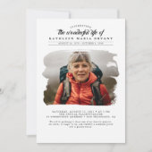 Dreamweaver Elegant Celebration of Life Funeral Ph Kaart (Voorkant)