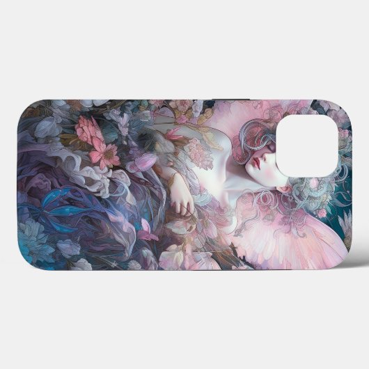 Dreamweaver Fairy Girl Pink Blue Fantasy Art Case-Mate iPhone Case (Achterkant (horizontaal))