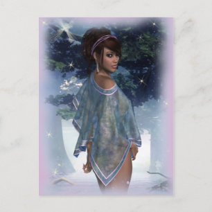 Dreamweaver Fantasy Art-Kaart voor mini-afdrukken  Briefkaart