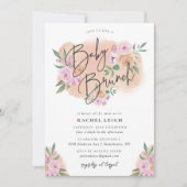 Dreamweaver Floral Baby Brunch Shower Kaart (Voorkant)