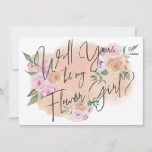 Dreamweaver Floral Bloemenmeisje Kaart (Voorkant)