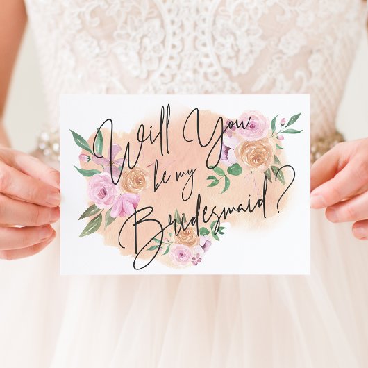 Dreamweaver Floral Bridesmaid Kaart