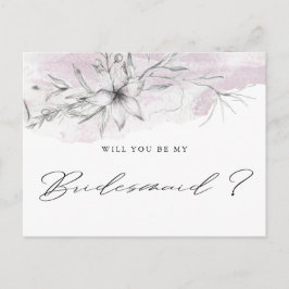Dreamweaver Floral | Briefkaart van Bridesmaid