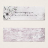 Dreamweaver Floral | Kaart van de bruiloft-website (Voorkant /achterkant)