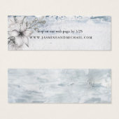 Dreamweaver Floral | Kaart van de bruiloft-website (Voorkant /achterkant)