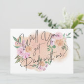 Dreamweaver Floral klaar met mijn Kaart (Staand voorkant)