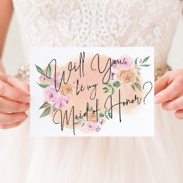 Dreamweaver Floral Maid of Honor Kaart