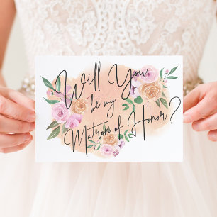 Dreamweaver Floral Matron of Honor Kaart
