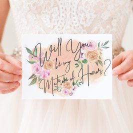 Dreamweaver Floral Matron of Honor Kaart