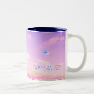 Dreamweaver Flying Sting Ray Two-Tone koffiemok Tweekleurige Koffiemok