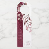 Dreamweaver Foliage Cheers Burgundy ID817 Flessenhanger (Voorkant)