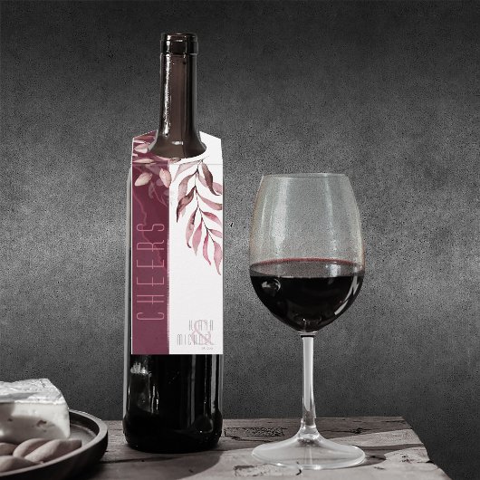 Dreamweaver Foliage Cheers Burgundy ID817 Flessenhanger