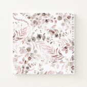 Dreamweaver Foliage Pattern Blush ID817 Notitieboek (Achterkant)