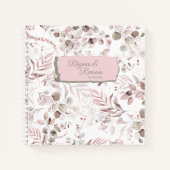 Dreamweaver Foliage Pattern Blush ID817 Notitieboek (Voorkant)