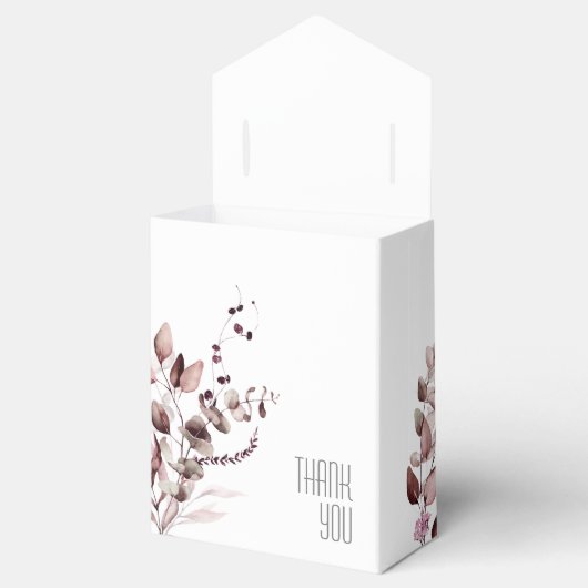 Dreamweaver Foliage Wedding Burgundy ID817 Bedankdoosjes (Geopend)