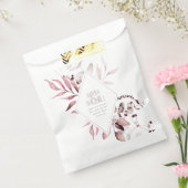 Dreamweaver Foliage Wedding Burgundy ID817 Bedankzakje (Gezegeld)