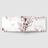 Dreamweaver Foliage Wedding Burgundy ID817 Gastenboek (Volledig)