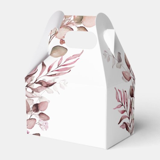 Dreamweaver Foliage Wedding Burgundy V2 ID817 Bedankdoosjes (Achterkant)