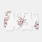 Dreamweaver Foliage Wedding Burgundy V2 ID817 Bedankdoosjes (Uitgevouwen)