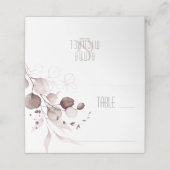 Dreamweaver Foliage Wedding Table Burgundy ID817 Plaatskaartje (Buitenkant ongevouwen)