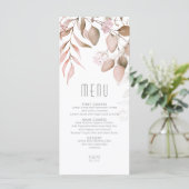 Dreamweaver Foliage Wedding V1 Blush Pink ID817 Menu (Staand voorkant)
