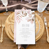 Dreamweaver Foliage Wedding V1 Blush Pink ID817 Menu