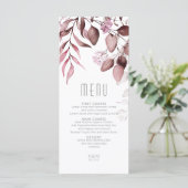 Dreamweaver Foliage Wedding V1 Burgundy ID817 Menu (Staand voorkant)