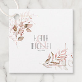 Dreamweaver Foliage Wedding V2 Blush Pink ID817 Bedankjes Labels