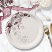 Dreamweaver Foliage Wedding V2 Burgundy ID817 Papieren Bordje